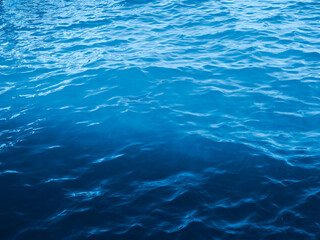Sea ocean texture blue water nature background, abstract shore clean calm natural summer for tourism travel in holidays, island deep surface.