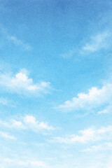 Obraz premium clear blue airy sky background