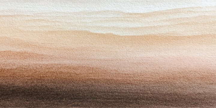 A natural abstract pattern of brown sandy dunes creates a textured landscape under the summer sun along the shore of the ocean coast