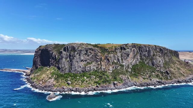 Spectacular aerial footage of The Nut Stanley Tasmania Australia