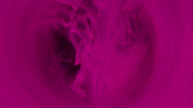 Fume sphere defocused. Water ink. Gradient light circle prism swirling neon splash. Color haze dye drop mixing in liquid abstract background.