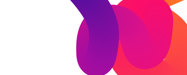 colorful abstract shapes on white background