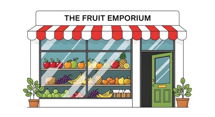The Fruit Emporium Store Front.