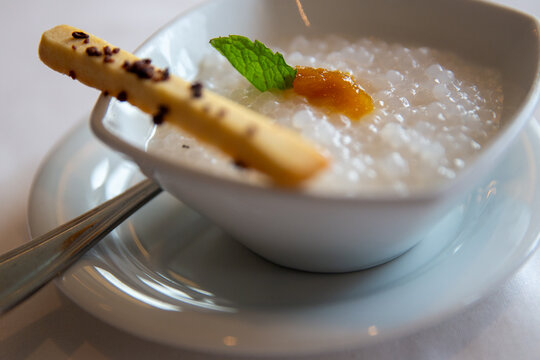 Turkish rice pudding