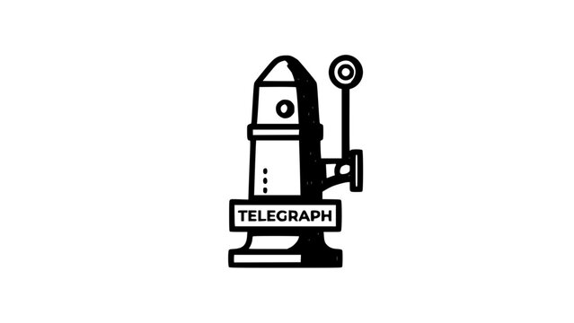 Antique Ship Telegraph Logo
