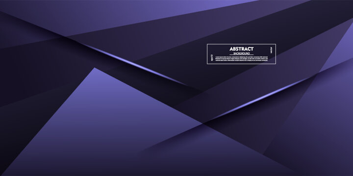 Purple 3D abstract background. Overlapping triangle pattern design with light and shadow concept. EPS10 vector