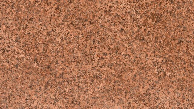 Red granite stone texture panning left to right seamless loop in 4K, 3d rendering.
