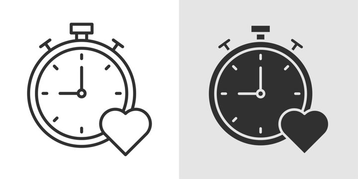 Life Expectancy Icon representing longevity, health statistics, population lifespan analysis, and indicators of overall health and wellness trends.