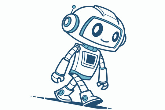 robot with snowboard
