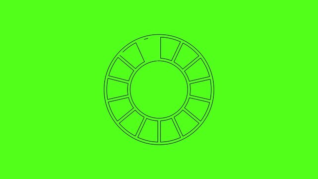 Circular Loading Progress Bar and Buffering System Animated Icon