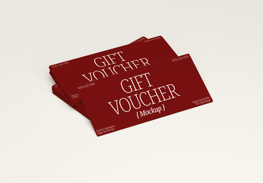 Gift Voucher Mockup