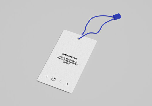 Product Label Tag Mockup