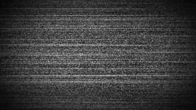 TV snow or noise background. Detuned analog tele visor. Bad Tv Signal - Static tv noise, black and white. motion graphics of concept. 4k video animation