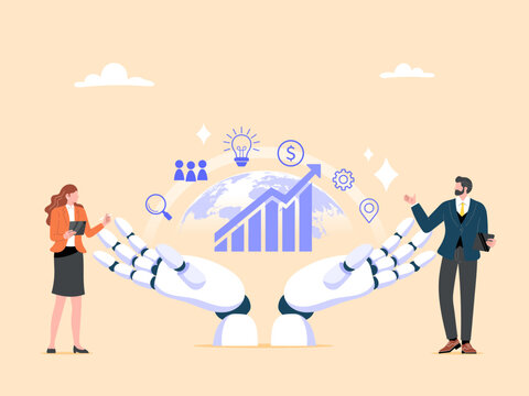 Artificial Intelligence technology that helps or supports work to achieve success