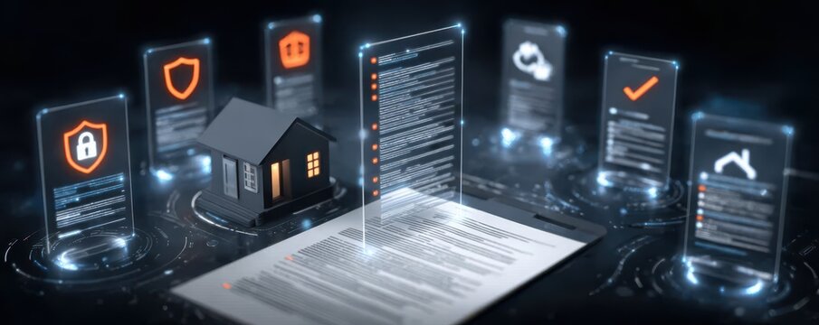 The broker at the agency prepares the agreement as the agent verifies the insurance and security measures within the main contract.