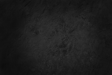 Naklejka premium Dark gray black slate stone wall texture background in natural pattern for decorative interior and exterior.