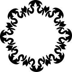 Ornate Black Decorative Frame