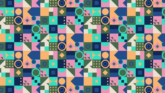 4K Colorful Animated Abstract Shapes Video | Vibrant Abstract Shapes Motion Graphics 4K | Dynamic Multicolor Abstract Shape Animation | Modern Colorful Abstract Geometry Video Background | Creative 