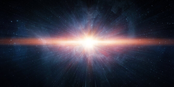 Star Trek. Space travel at the speed of light. Abstract background. Elements of this image furnished by NASA.