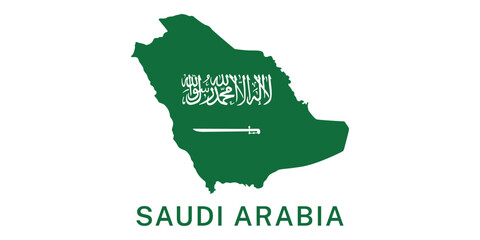 Background topographic map silhouette of Saudi Arabia country