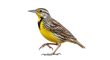 Obraz premium Colorful bird with intricate patterns standing on a branch