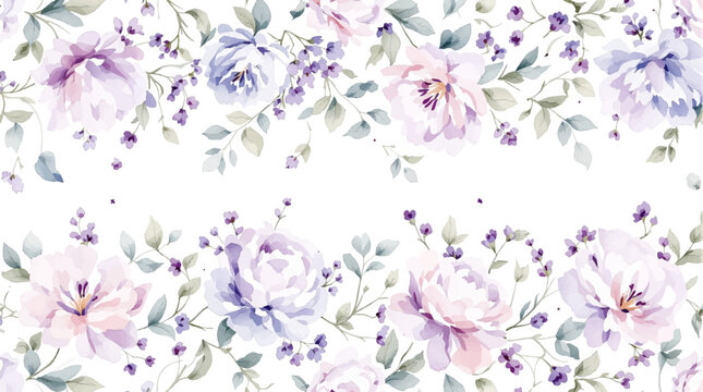 A Bright Meadow Pattern Filled With Colorful Flowers And Gentle Spring Charm