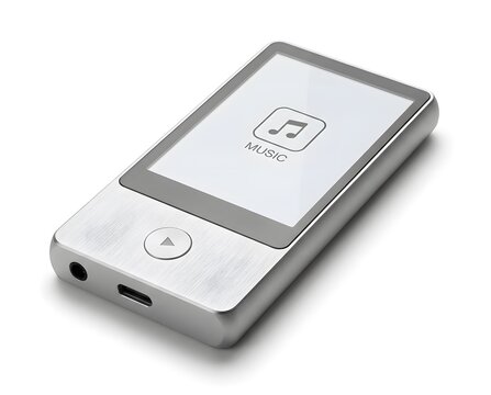 mp3 player isolated on white
