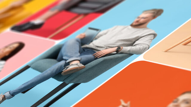 3D Camera Vertical Animation HD 6 &ndash; Smooth Cinematic Camera Move with Depth Parallax Effect, Dynamic Vertical Motion for Social Media Video Presentation