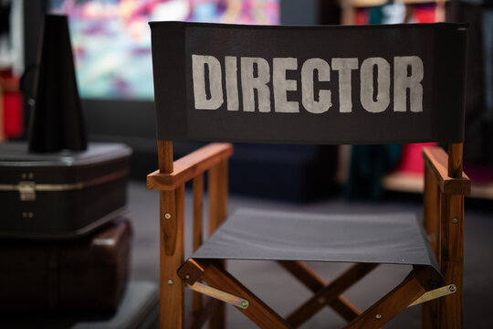 Director Chair Film Set Production Cinema Industry