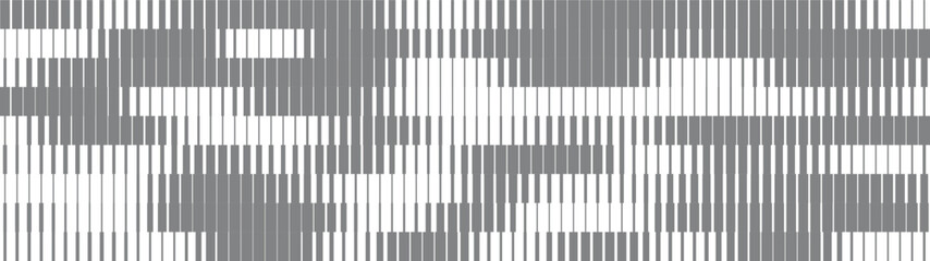 Fototapeta premium Modern Halftone Lines Texture with Parallel Vertical Stripes. Black and White Gradient Pattern for Abstract Design.