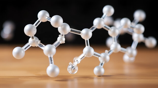 Dimethyl dicarbonate (DMDC) beverage preservative molecule. Additive added to wine, sport beverages, iced tea, etc.