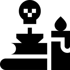 Obraz premium Black Magic Occult Sorcery Icon
