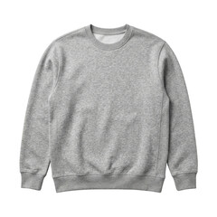 Classic grey crewneck sweatshirt for casual wear © BTG
