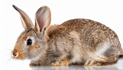 Obraz premium rabbit isolated on white background cutout