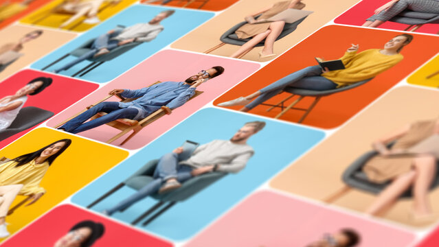 3D Camera Square Animation HD 3 &ndash; Cinematic Depth Camera Move with Smooth Parallax Motion, Dynamic Square Format Scene Animation for Social Media and Video Presentation