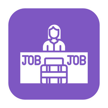 Job Trial Vector Icon