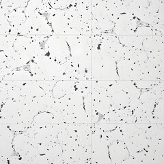 Obraz premium Matte Terrazzo Style Plaster Wall Texture in Off-White