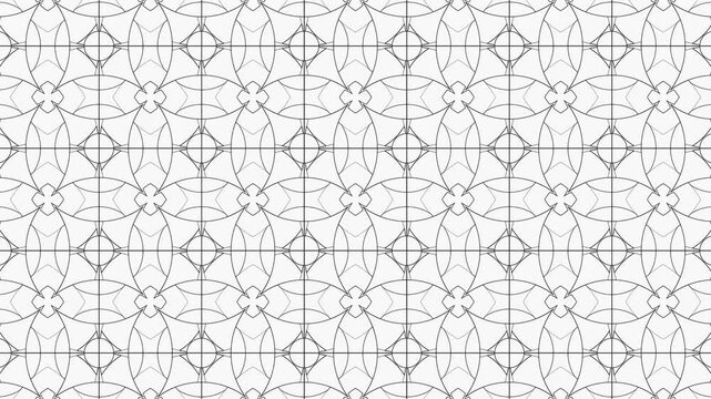 Pattern design process in a graphic art studio during afternoon hours