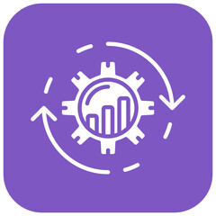 Obraz premium Continuous Improvement Vector Icon