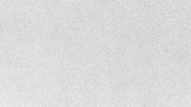 White Static Noise Background, No Signal Television Interference Texture Isolated