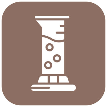 Graduated Cylinder Vector Icon