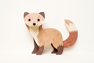Fototapeta premium Marten mammal animal cute.