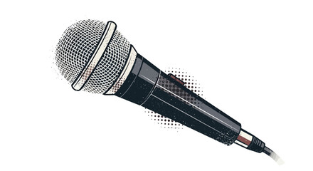 Vintage Microphone with Retro Style