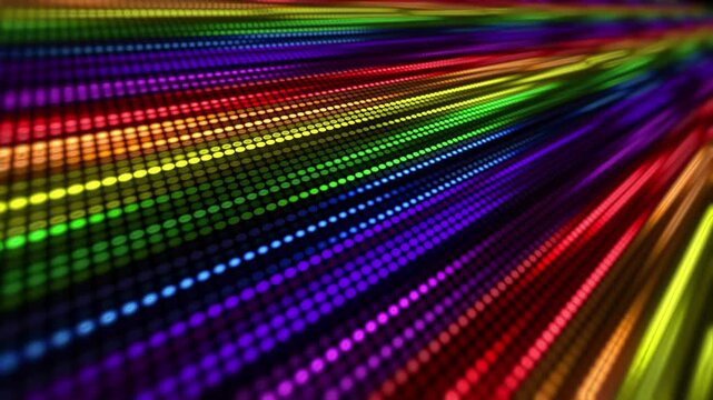 seamless loop animation. 4K, Ultra HD resolution Holographic neon foil animation. colorful abstract background design. stock footage 3D