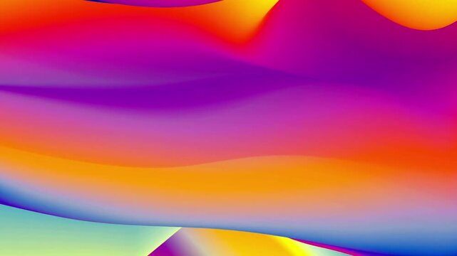 An abstract vertical wavy colored pattern on a black background changing colors, perfect as a positive artistic background for creative designs