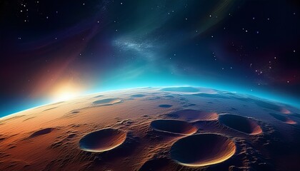 surface of which planet in space space background