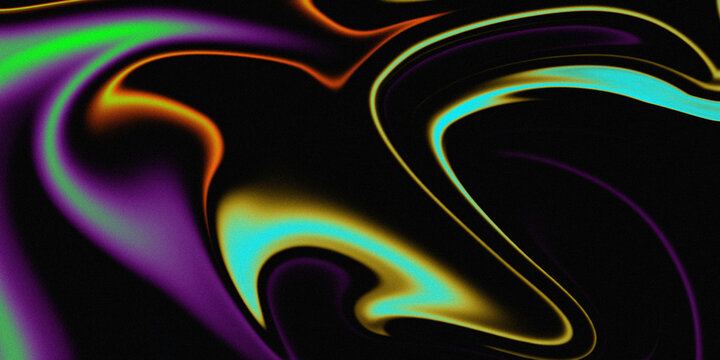 Abstract fluid dynamics simulation with vibrant contour lines and color gradients