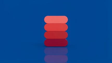 データの蓄積やストレージを象徴するモダンなカプセル型デザイン