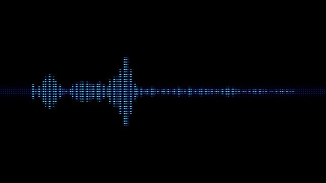stereo sound effect signal with color gradient vertical lines with alpha multi-color warm digital equalizer audio spectrum sound waves on black background