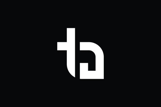  letter tj logo vector design template